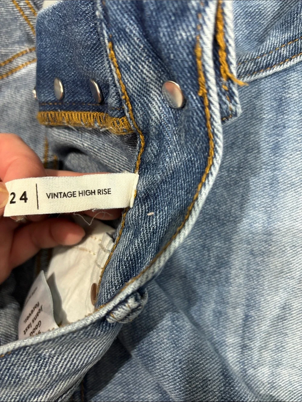 PacSun Light Blue Distressed Denim Cutoff Shorts